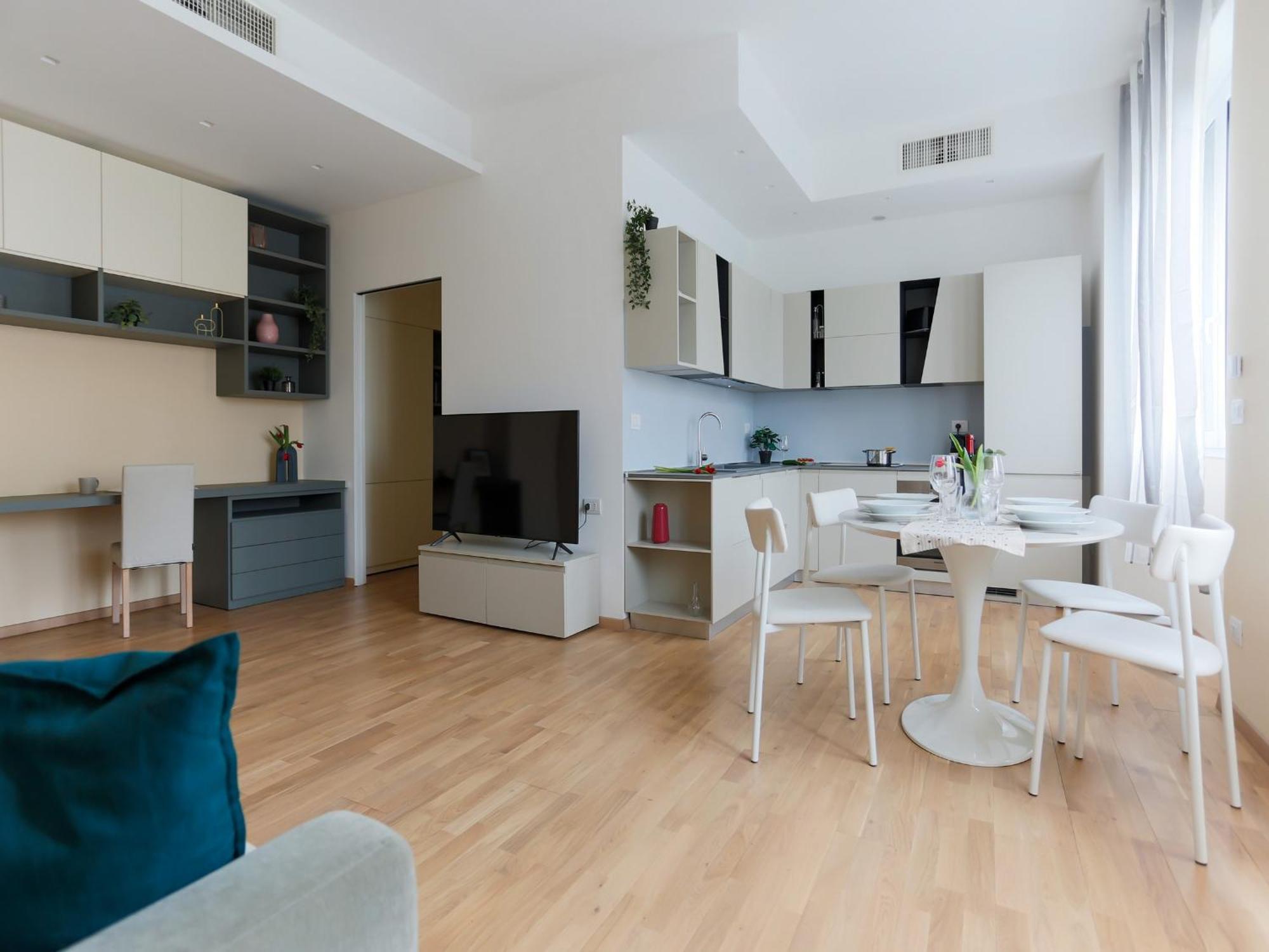 The Best Rent - Bright One-Bedroom Apartment In Corso Vittorio Emanuele II Milano Exteriör bild
